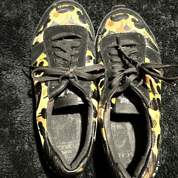 COACH Black Cheetah Leopard Print Moonlight Wild Beast Sneaker Shoe Size 7 - Picture 8 of 11